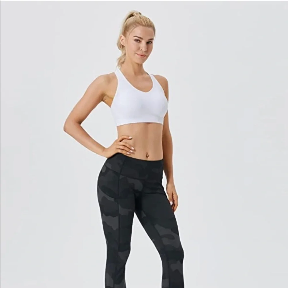 Fittin • Racerback Padded Seamless High Impact Sports Bra - Picture 5 of 7